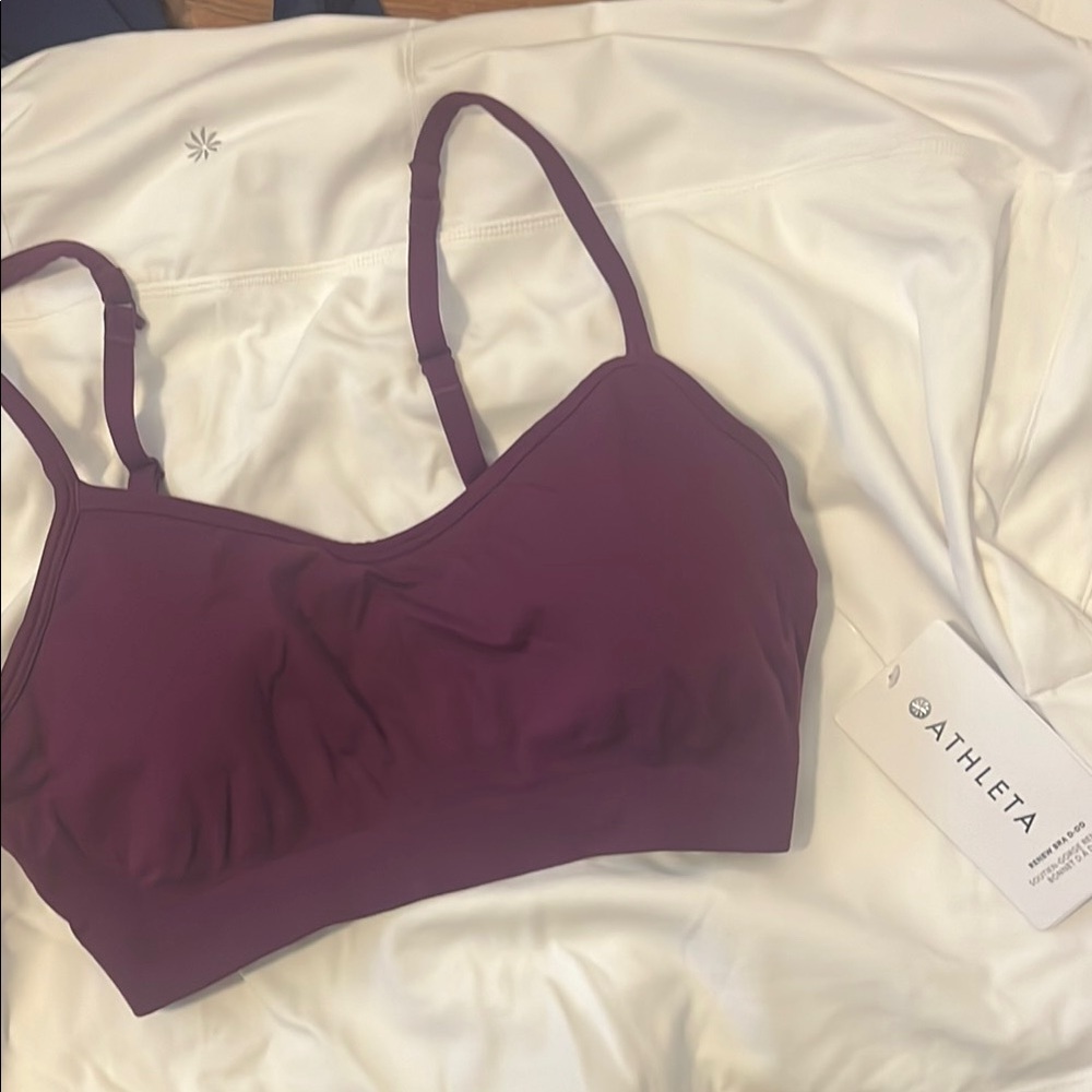 NWT Athleta Women's Purple Sports Bra